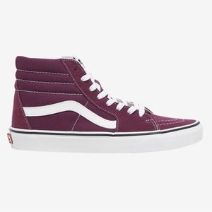 Vans Burgundy High Top Sz 8.5